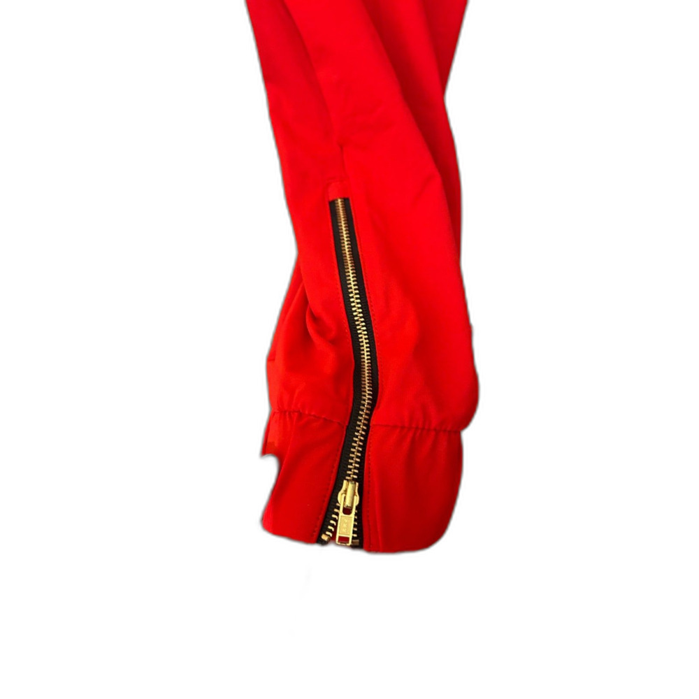 Zyia Active Red Joggers Pants Size S Athletic Zip Ankle Stretch - Picture 4 of 7